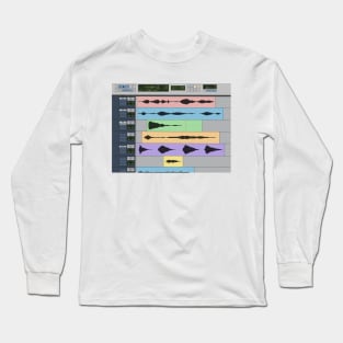 Audio Engineer Pro Tools DAW Musician Recording Program Home Studio Gift Long Sleeve T-Shirt